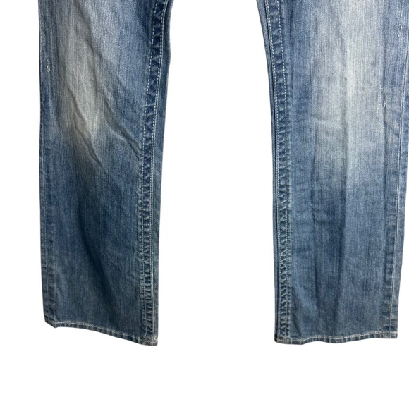 Harley Davidson Light Wash Bootcut Jeans Women’s Size 10 Tall - Picture 3 of 8